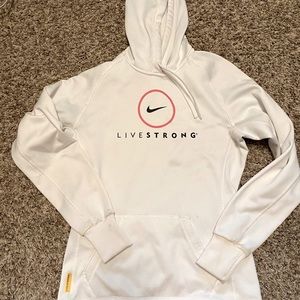 White Nike hoodie